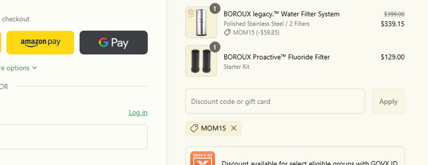 Boroux 15%OFF