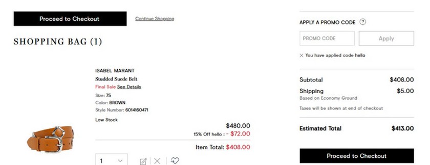 Intermix Coupon Code