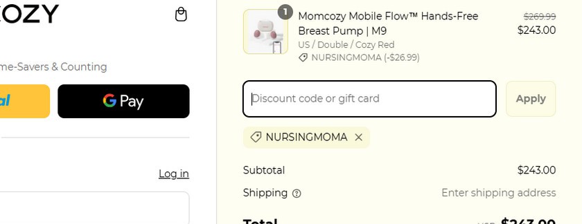 Momcozy 15% OFF