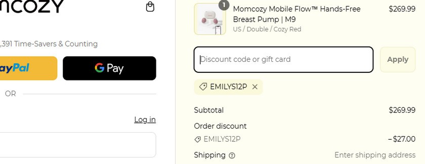 Momcozy 25 OFF