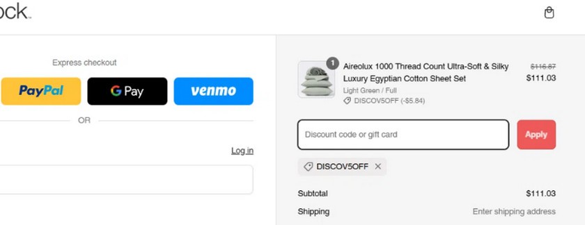 Overstock 5OFF