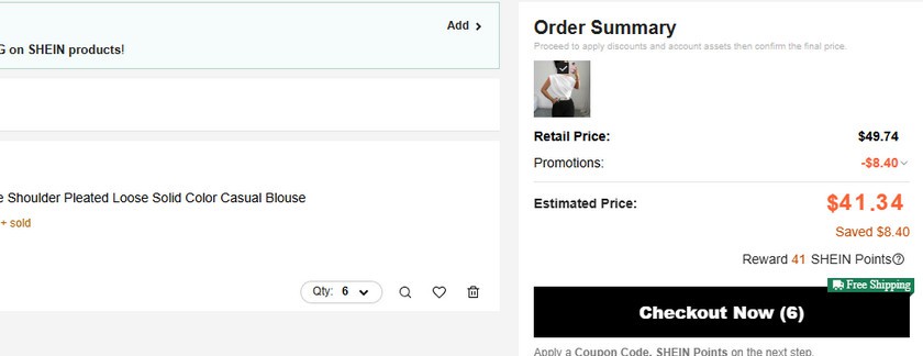 Shein coupon