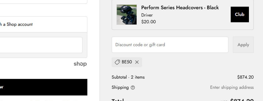 Stix Golf 5% OFF $50 OFF