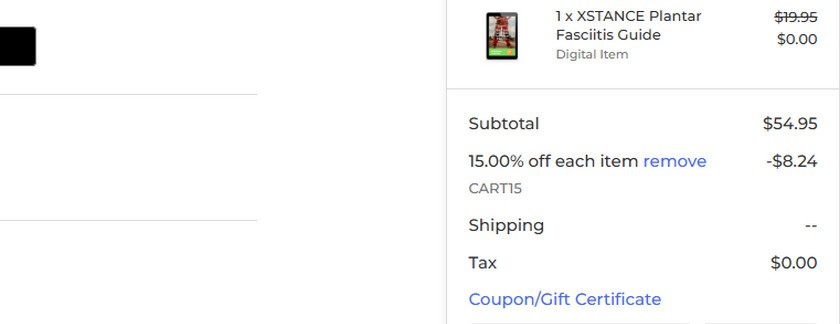Xstance 15% OFF